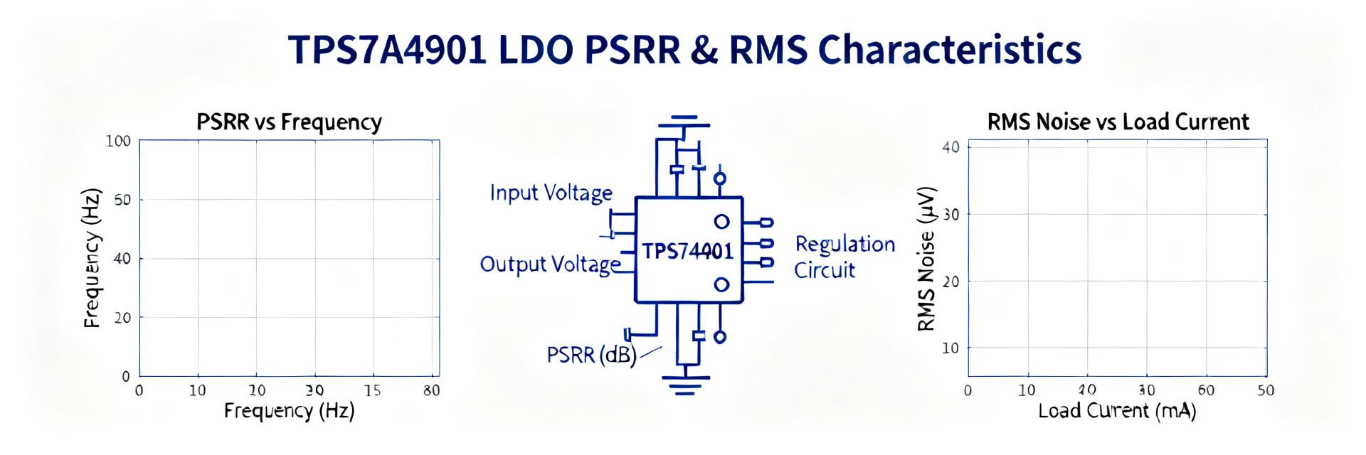 TPS7A4901 LDO Noise Report - Measured PSRR & RMS Details